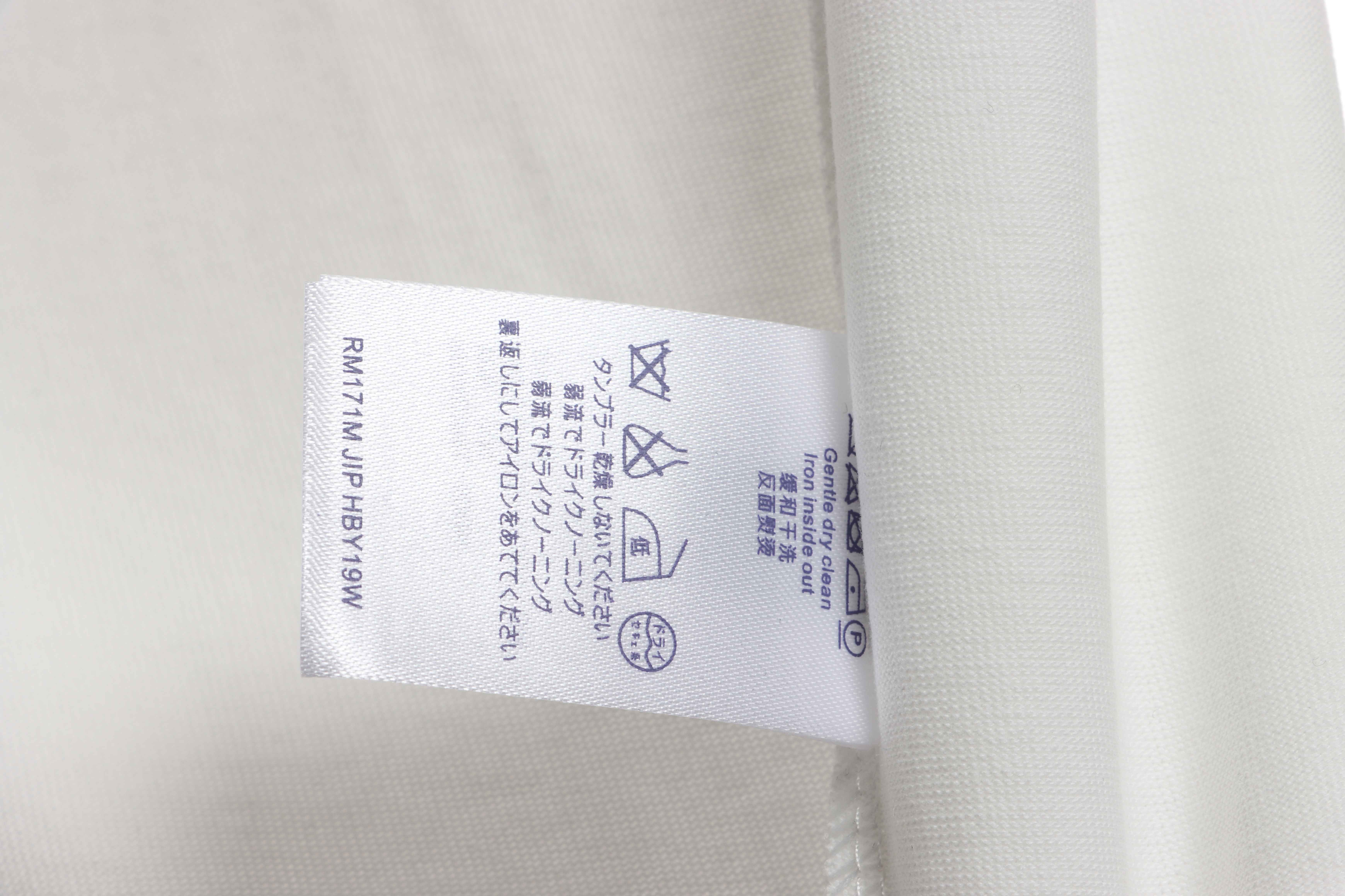 LV co-branded Chrome Hearts patch horseshoe short sleeves white