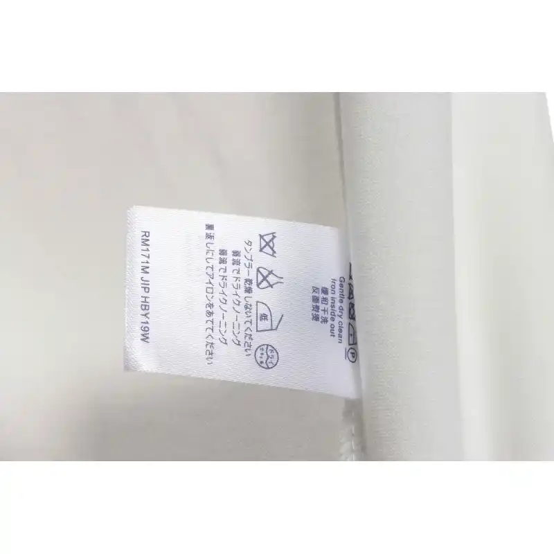 LV co-branded Chrome Hearts patch horseshoe short sleeves white