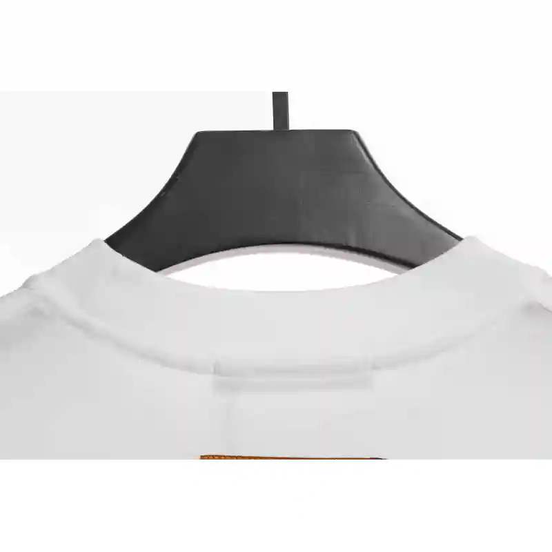 LV co-branded Chrome Hearts patch horseshoe short sleeves white