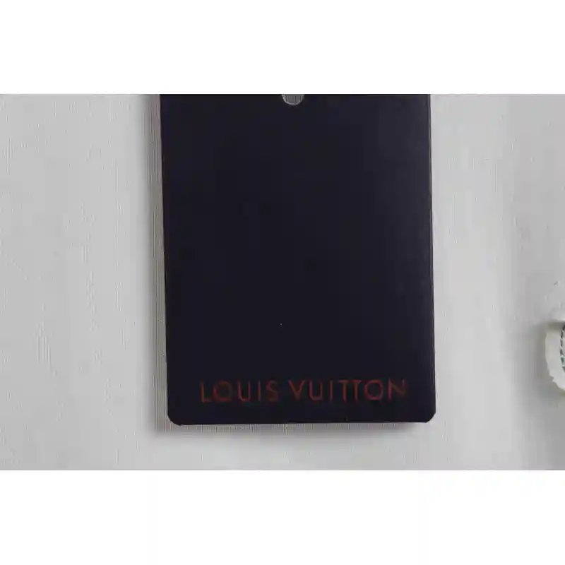 LV co-branded Chrome Hearts patch horseshoe short sleeves white
