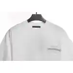 LV co-branded Chrome Hearts patch horseshoe short sleeves white