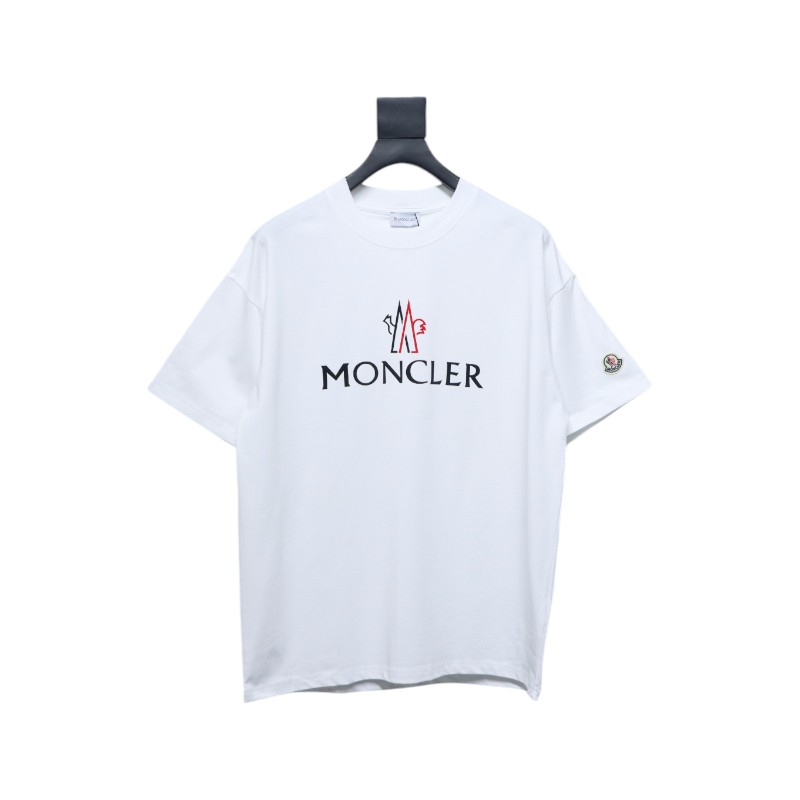 Moncler 2025 Spring and Summer New Short Sleeve T-shirt White