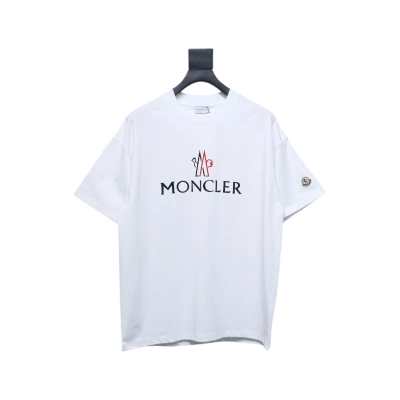 Moncler 2025 Spring and Summer New Short Sleeve T-shirt White 01