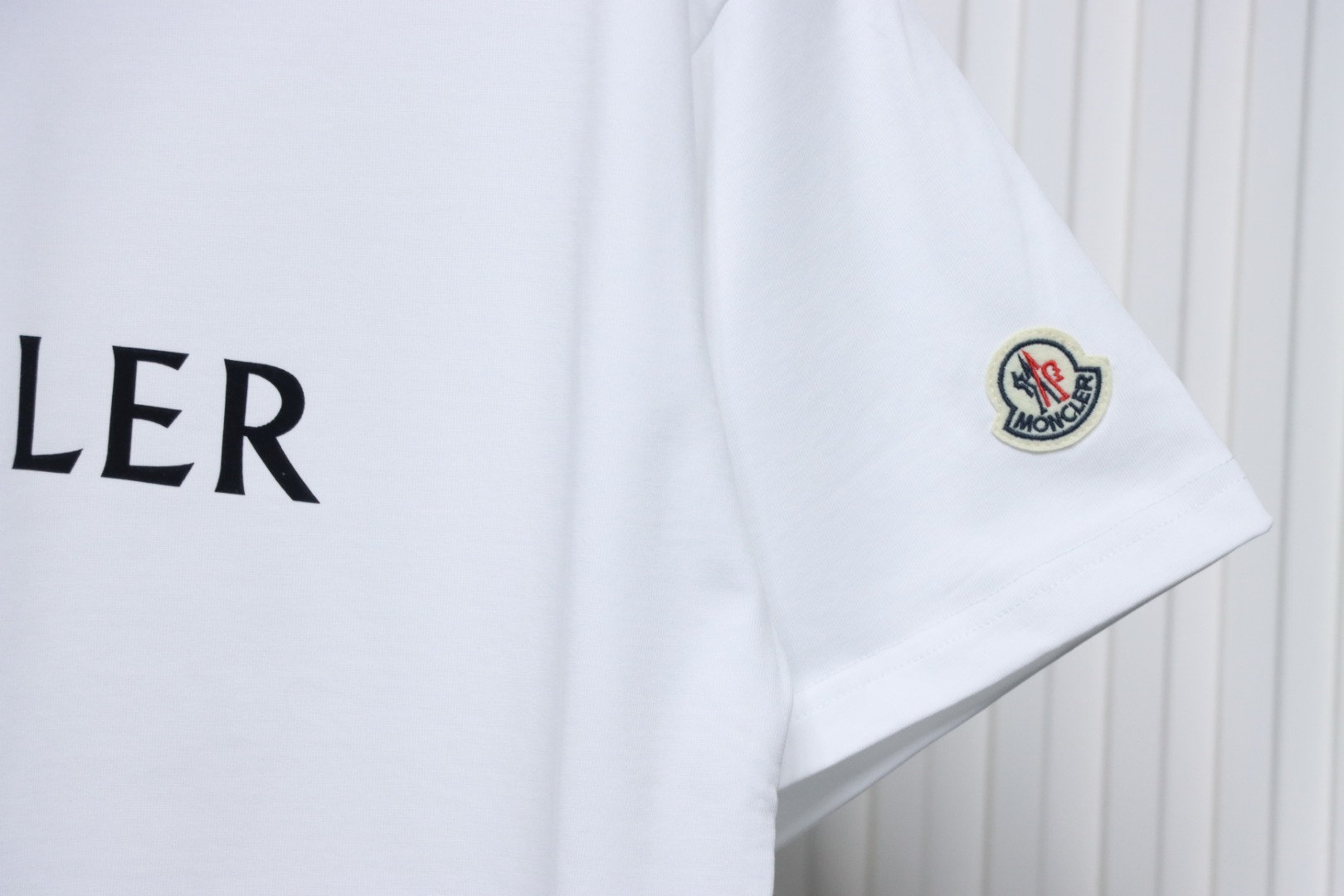 Moncler 2025 Spring and Summer New Short Sleeve T-shirt White