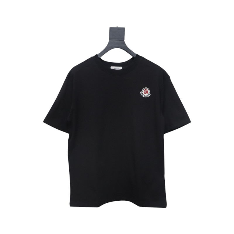 Moncler 25ss astronaut logo short sleeve black