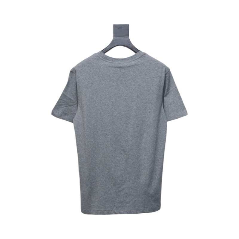 Moncler 25ss classic chest logo short sleeves grey