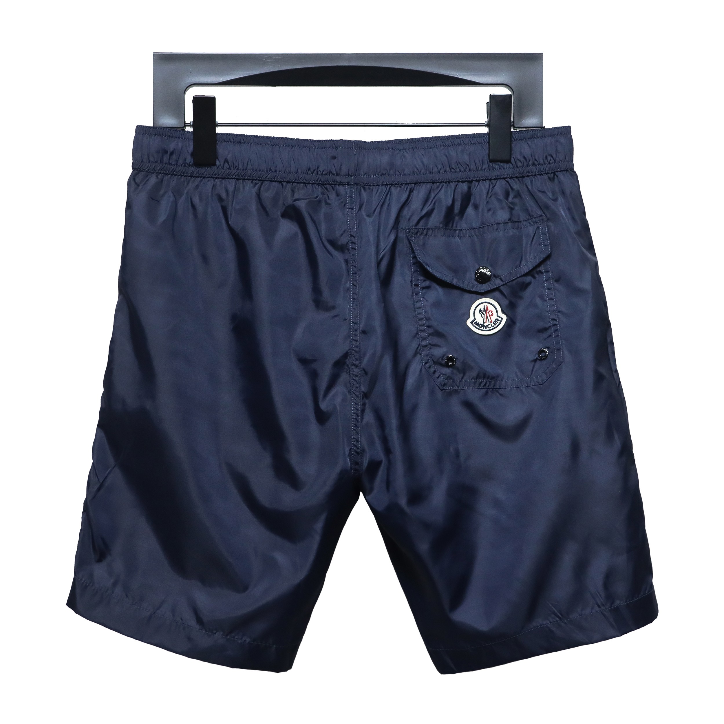 Moncler Classic Pocket Logo Woven Shorts Navy