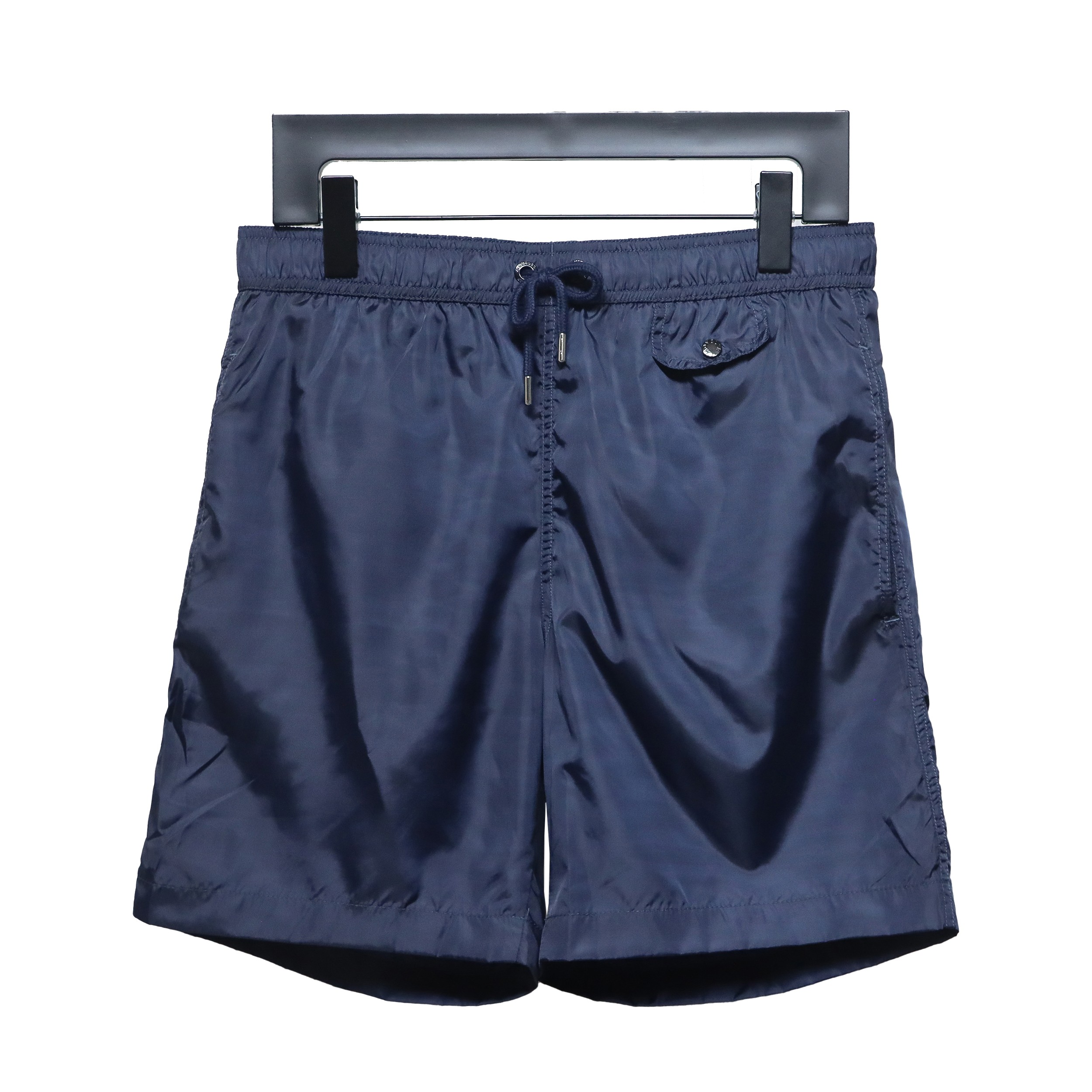 Moncler Classic Pocket Logo Woven Shorts Navy