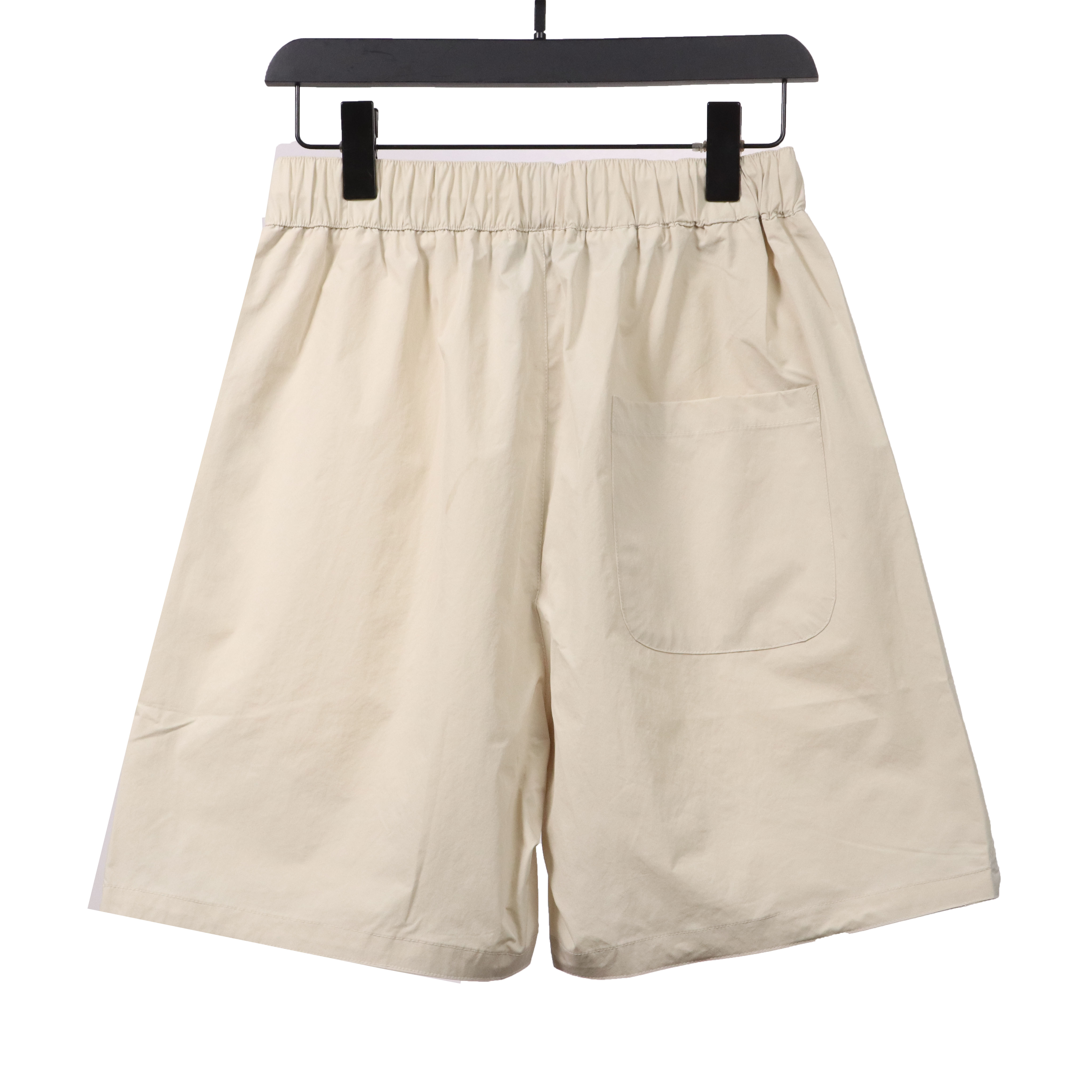 Moncler small logo woven shorts white