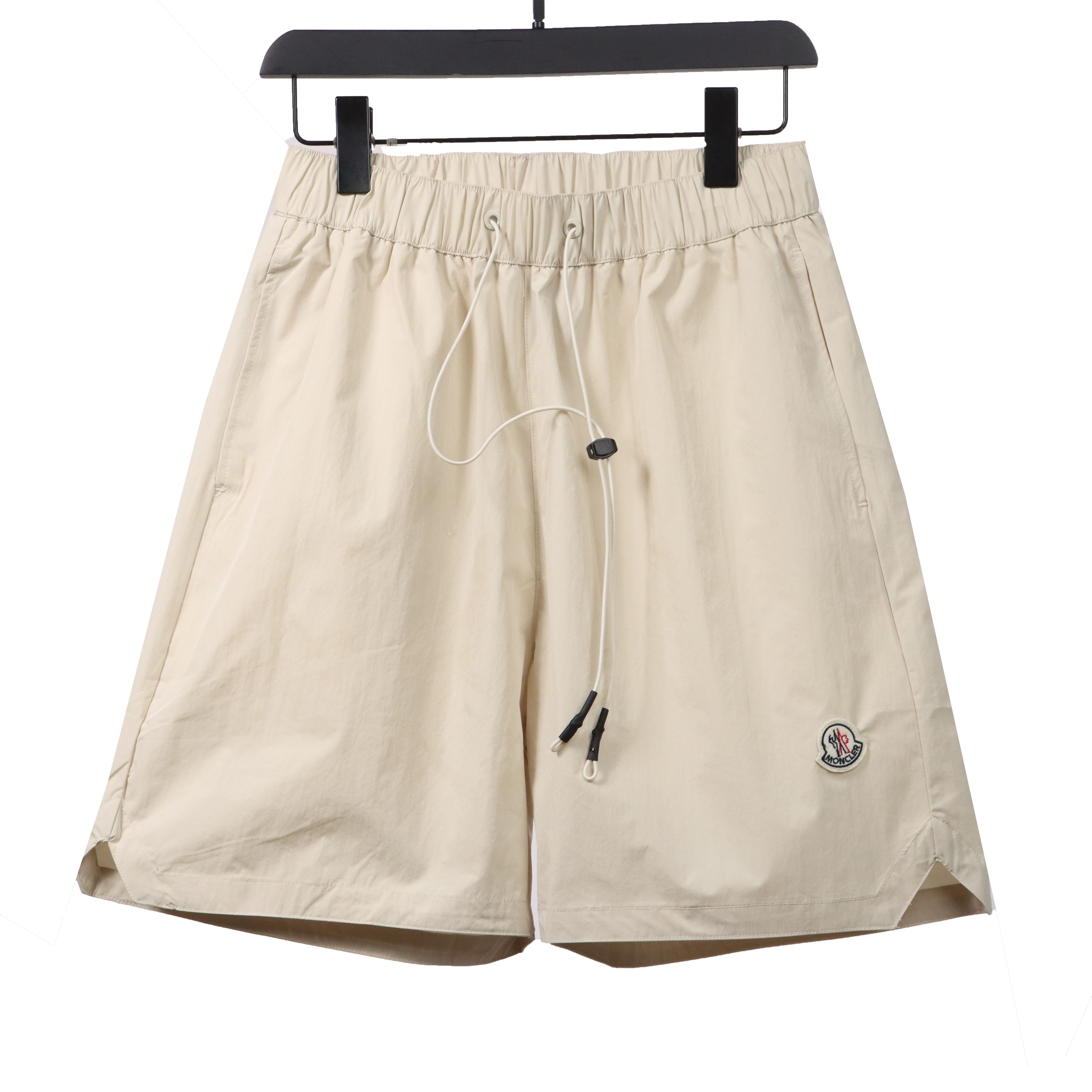 Moncler small logo woven shorts white