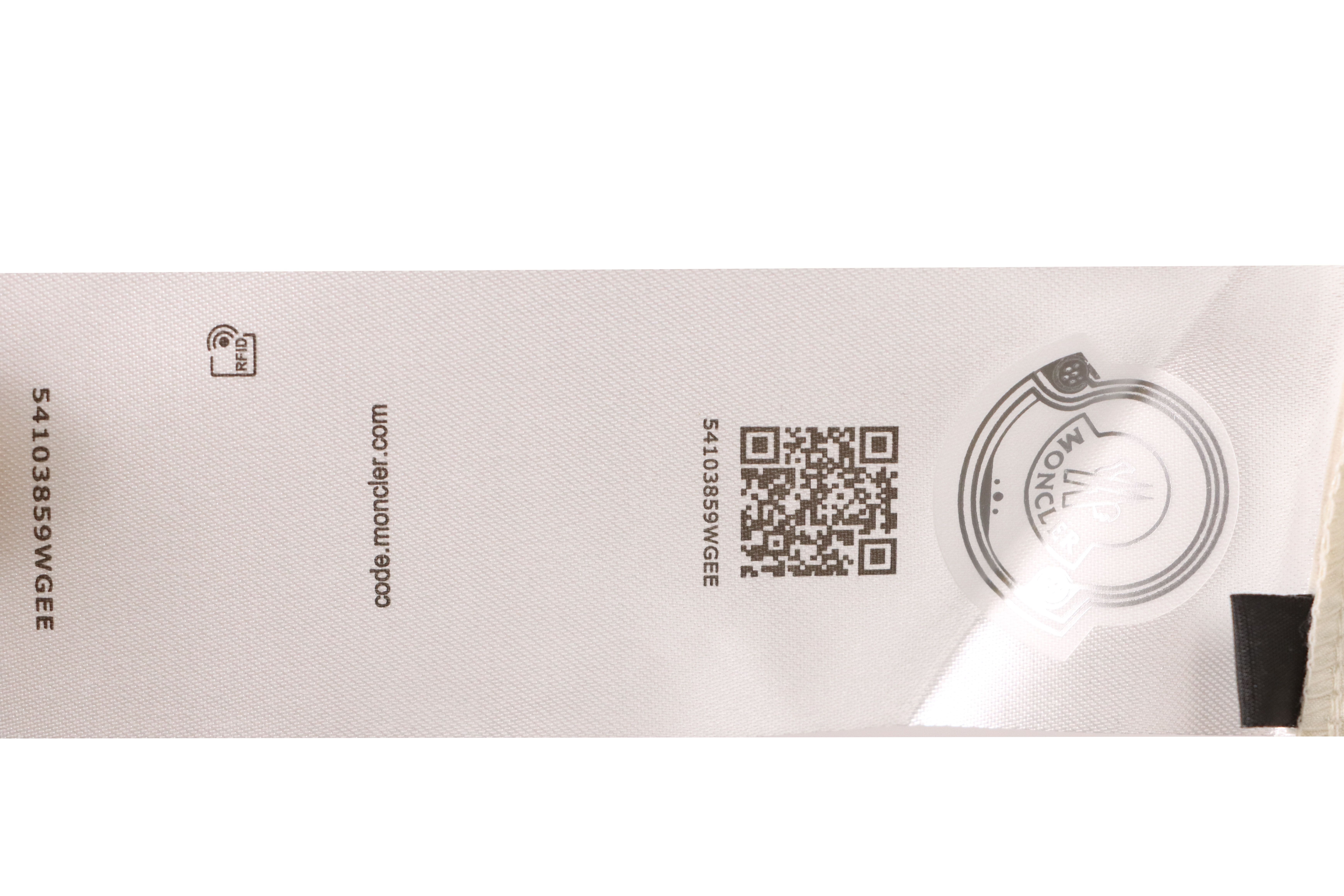 Moncler small logo woven shorts white