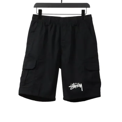 Stussy Classic Print Cargo Shorts black 01