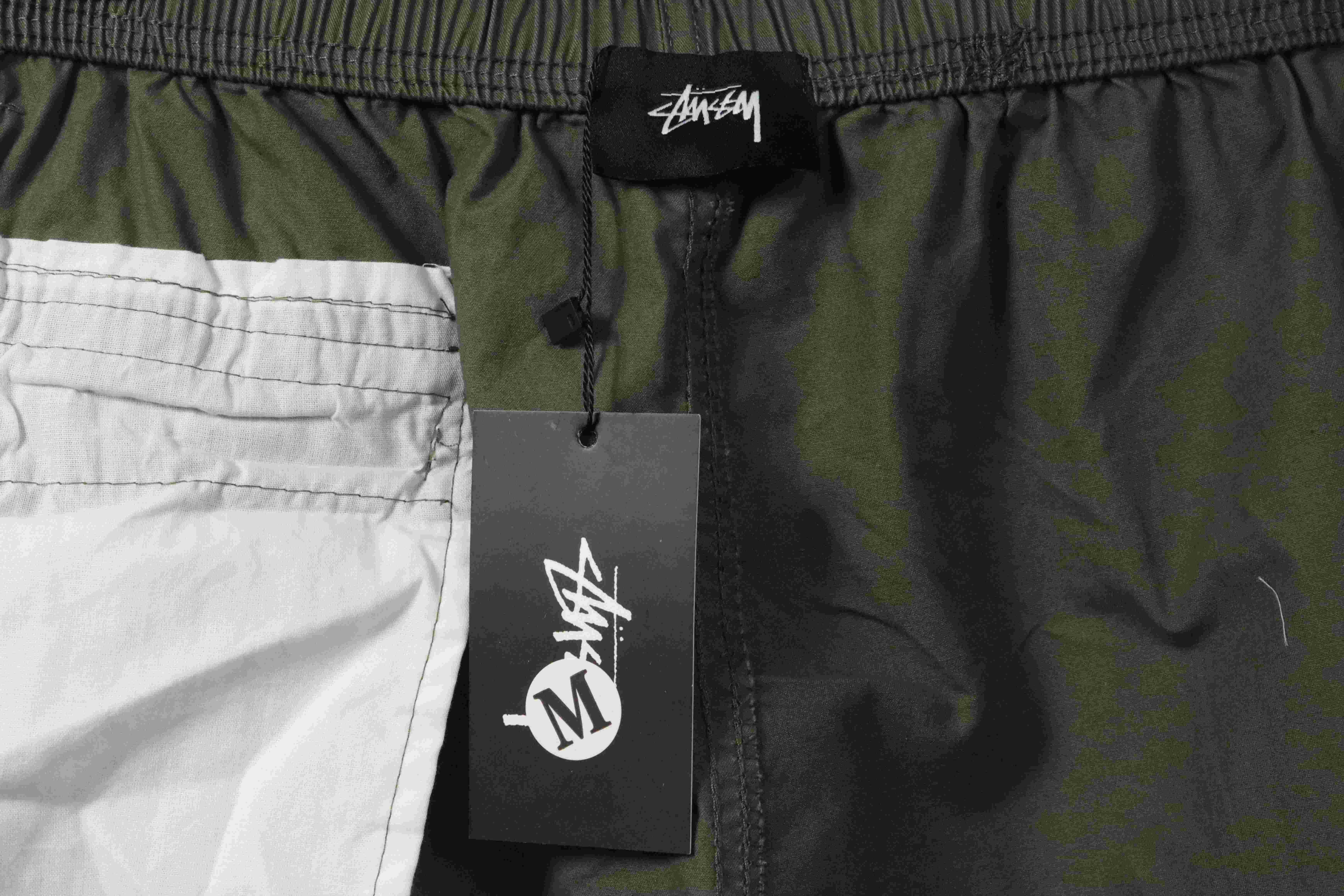 Stussy Classic Print Cargo Shorts Green