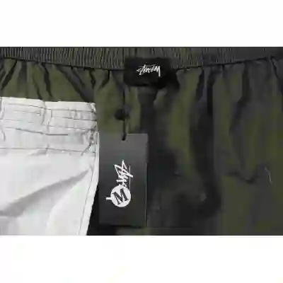 Stussy Classic Print Cargo Shorts Green 02