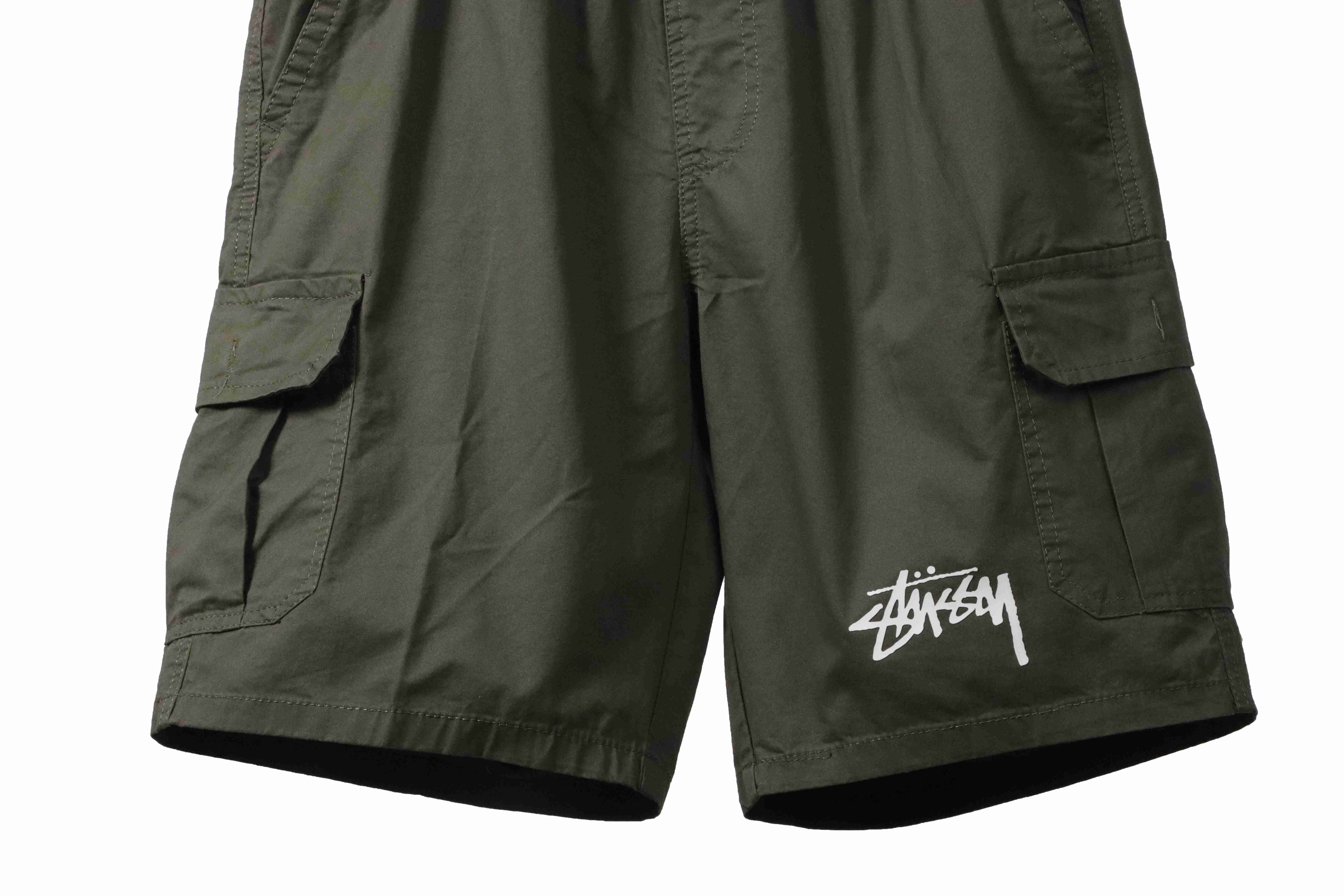 Stussy Classic Print Cargo Shorts Green