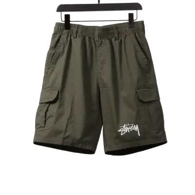 Stussy Classic Print Cargo Shorts Green 01
