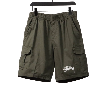 Stussy Classic Print Cargo Shorts Green 01
