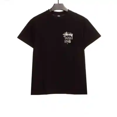 Stussy Classic Print Short Sleeve Black 01