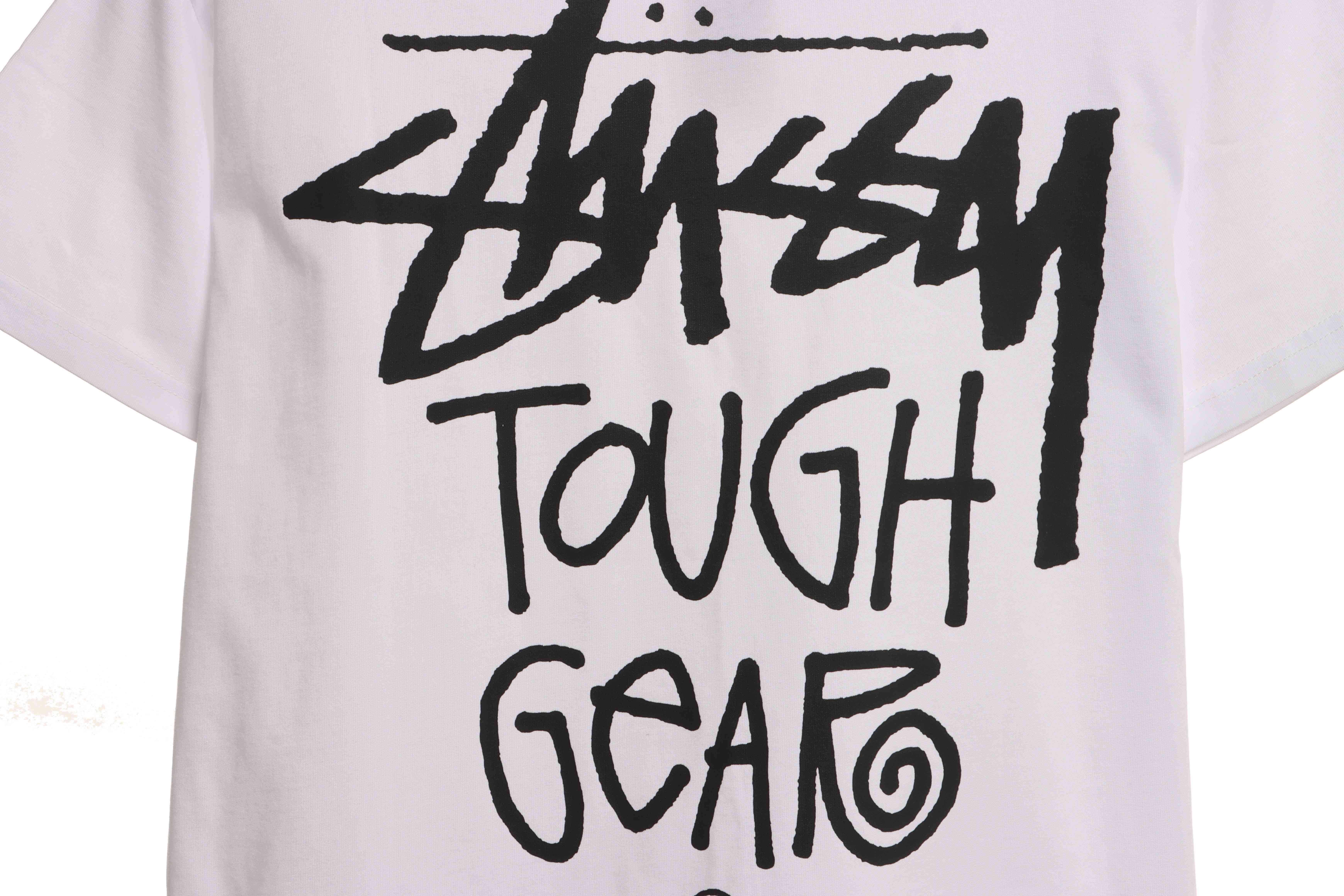 Stussy Classic Print Short Sleeve White