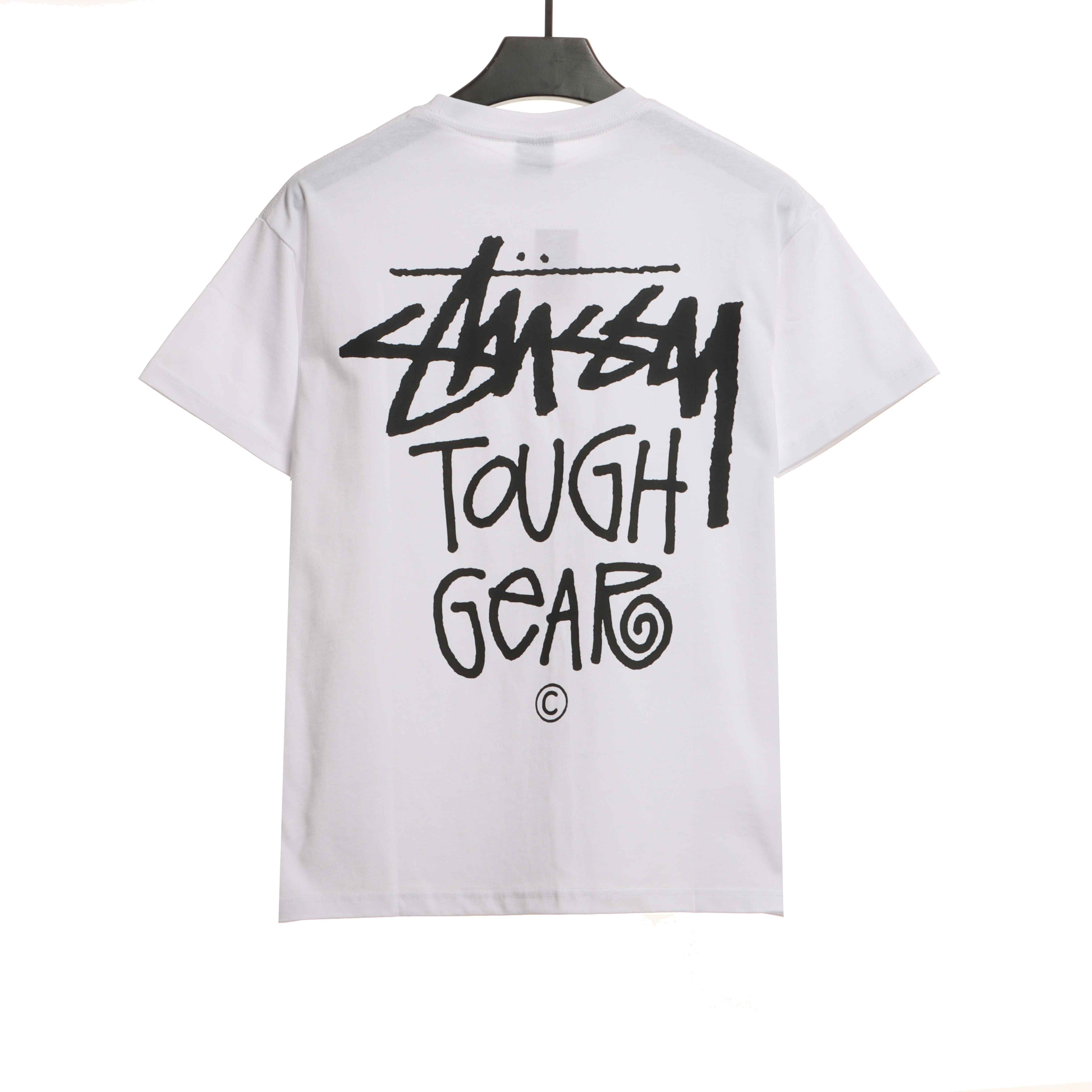 Stussy Classic Print Short Sleeve White