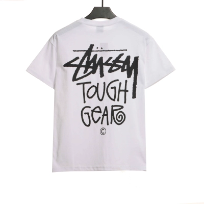 Stussy Classic Print Short Sleeve White 02