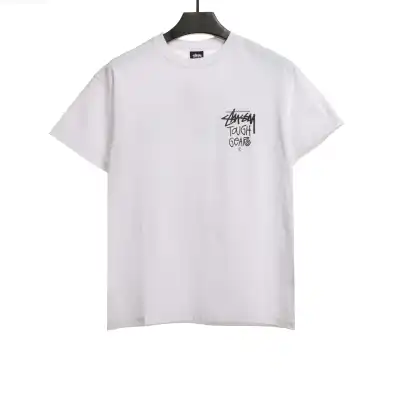 Stussy Classic Print Short Sleeve White 01