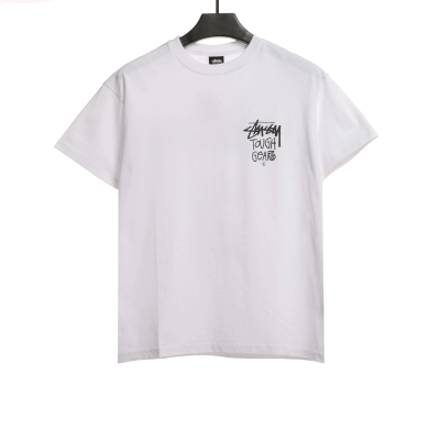 Stussy Classic Print Short Sleeve White 01