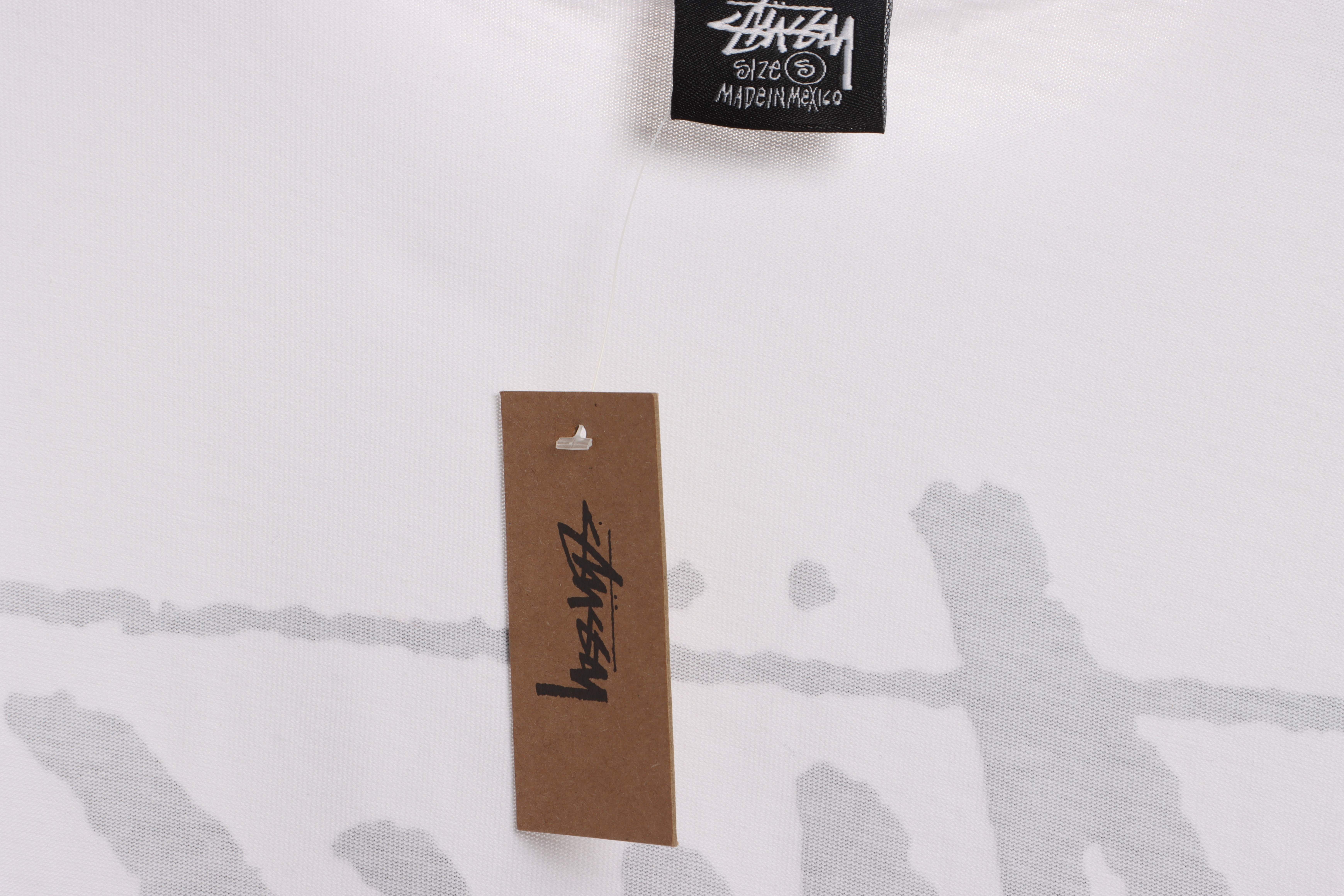 Stussy Classic Print Short Sleeve White