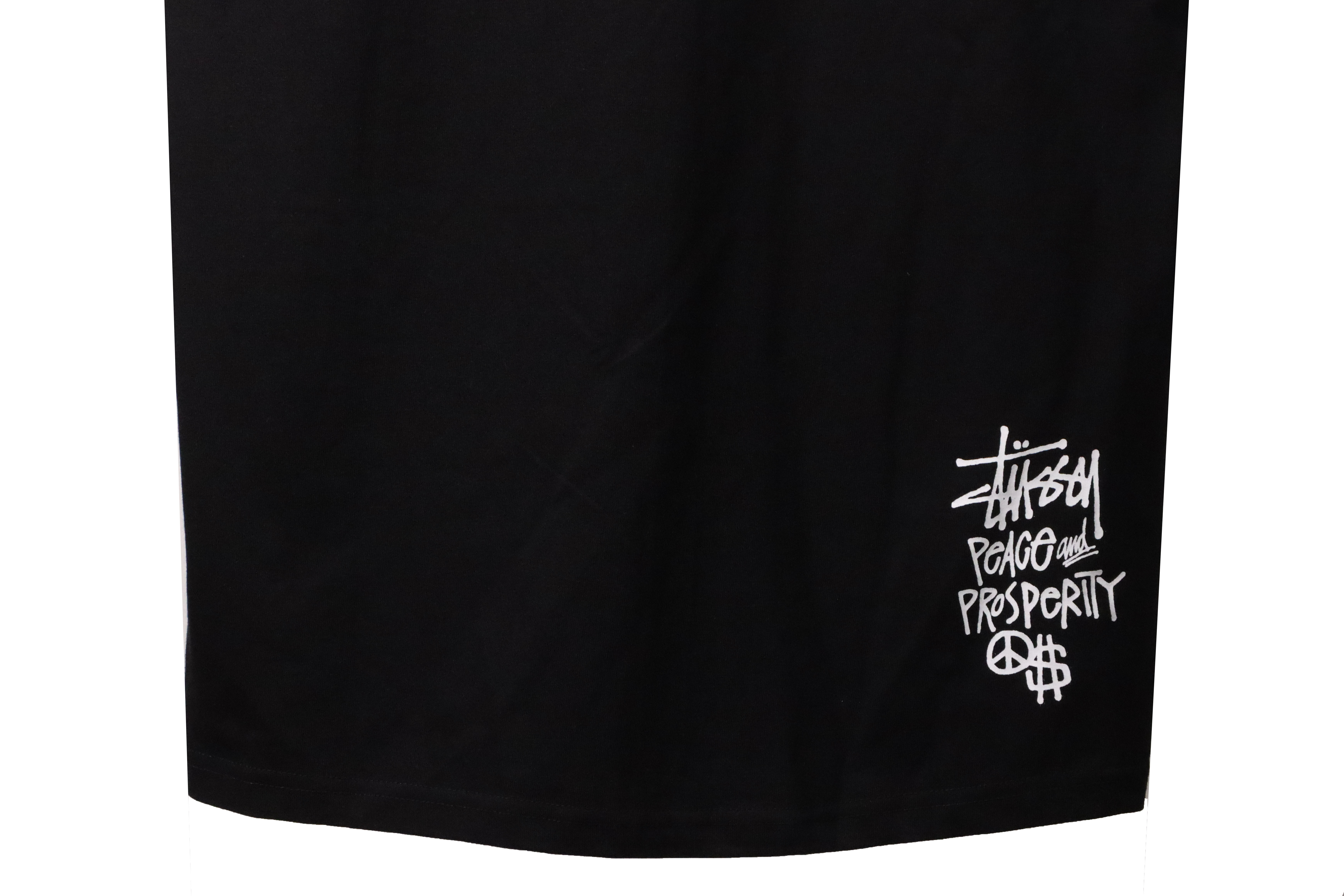 Stussy Doll Slogan Short Sleeve Black