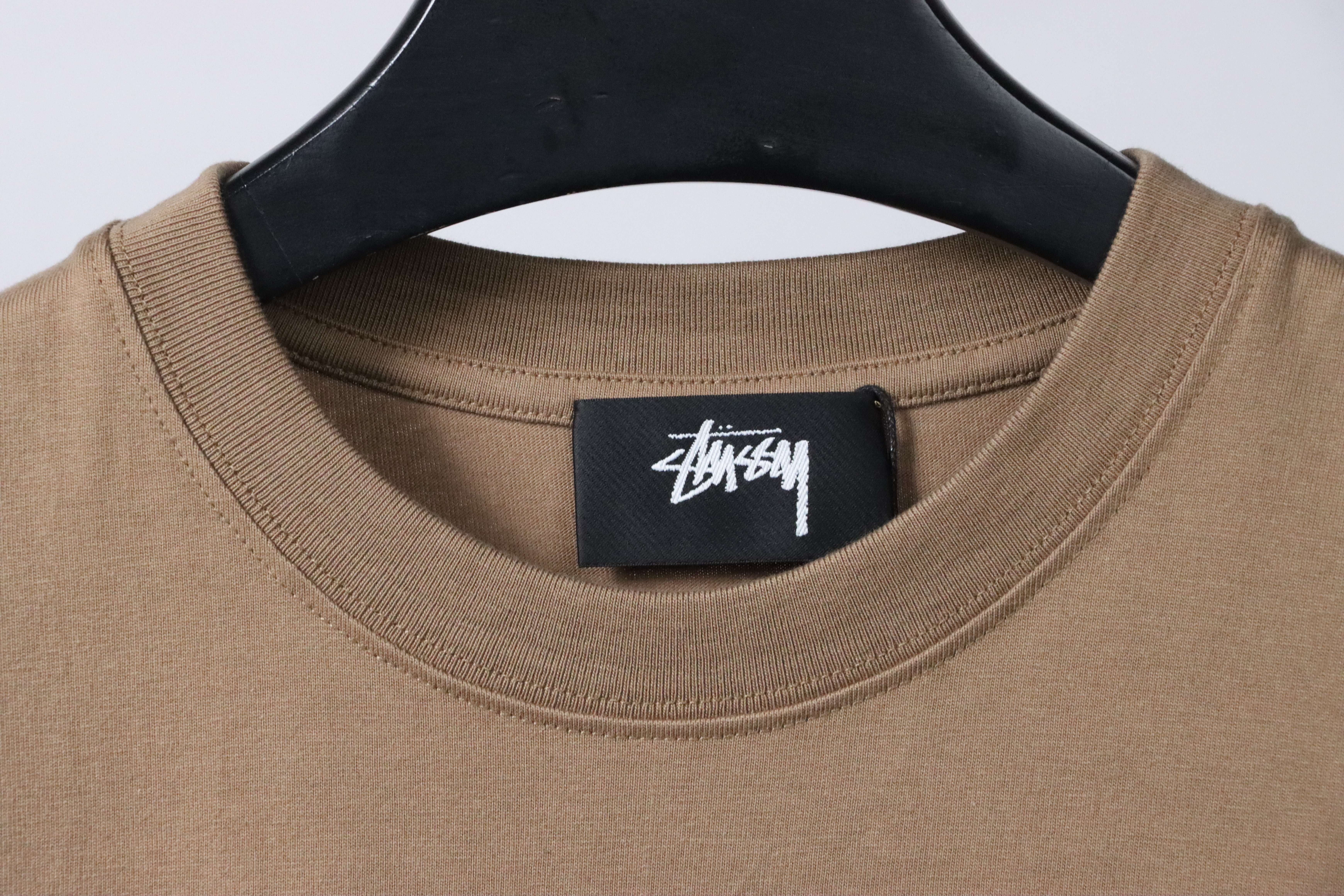 Stussy Doll Slogan Short Sleeve Khaki