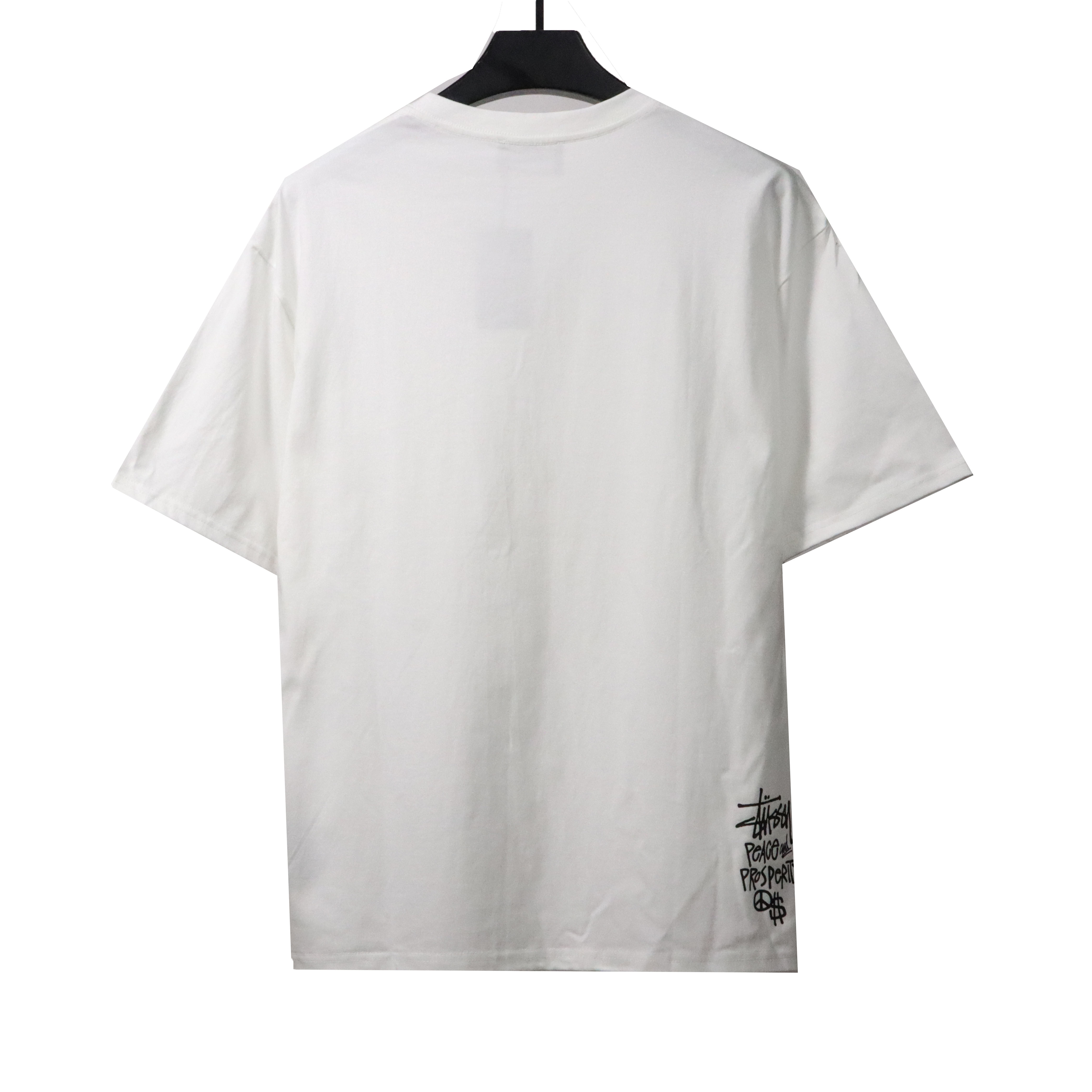 Stussy Doll Slogan Short Sleeve White