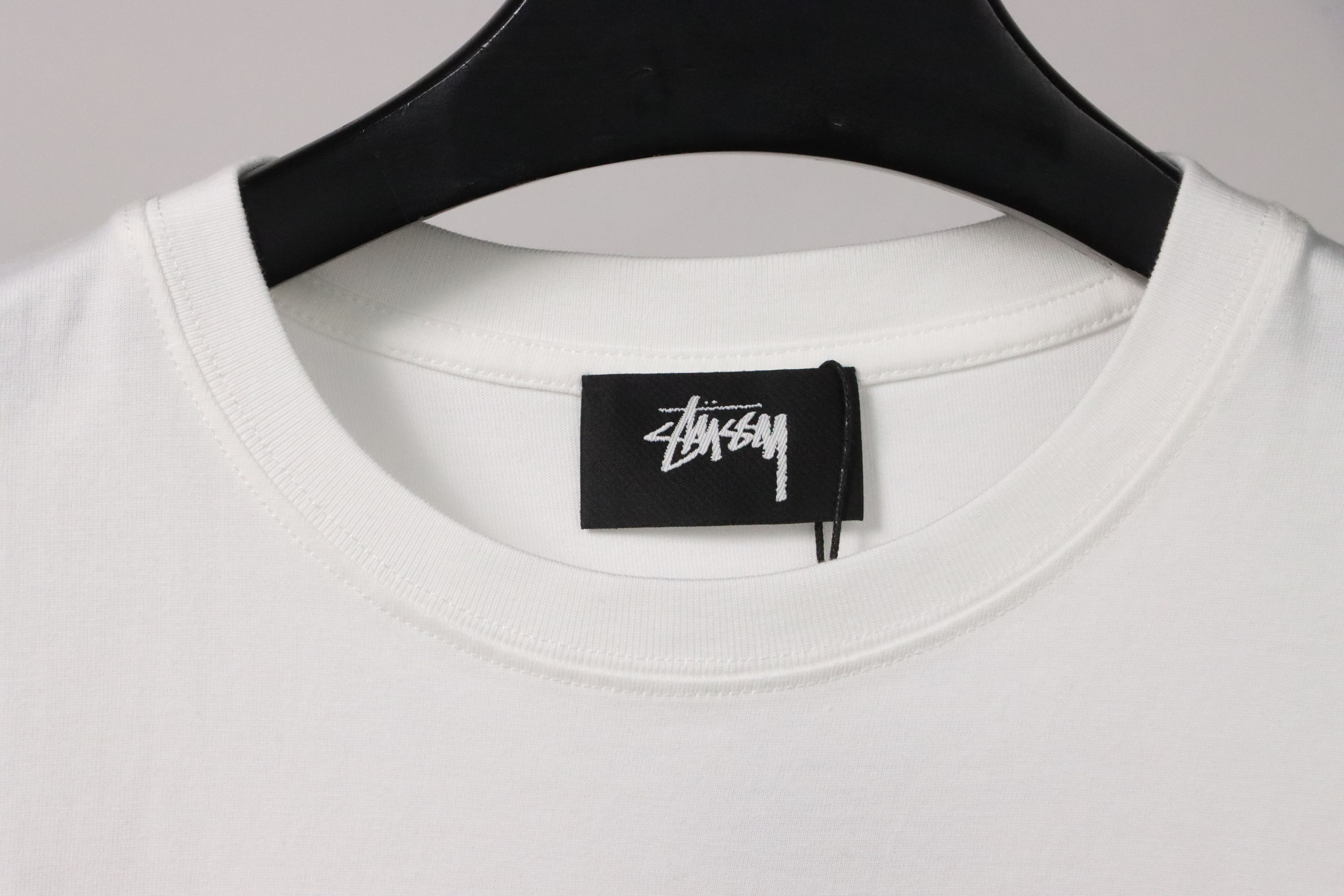 Stussy Doll Slogan Short Sleeve White