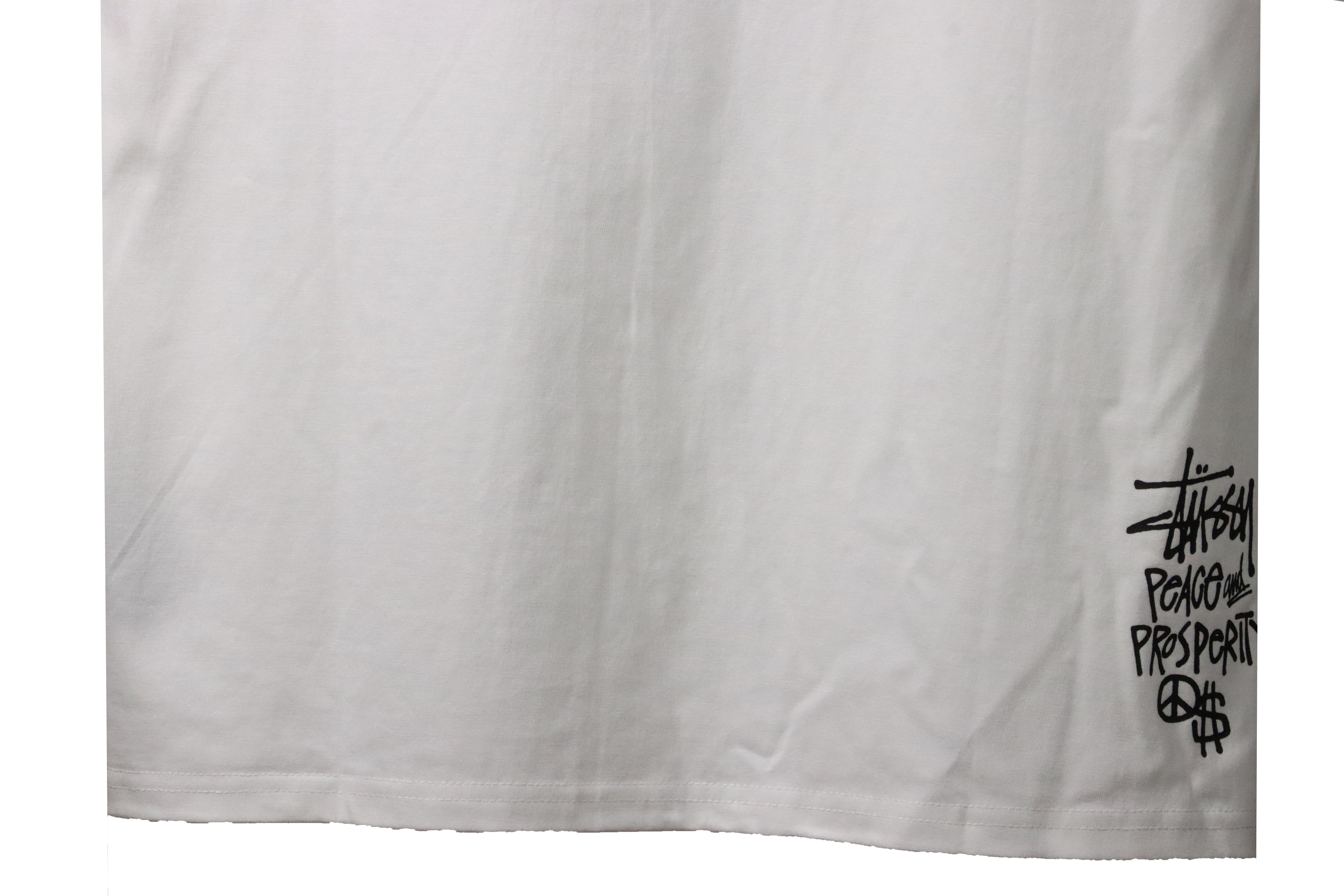 Stussy Doll Slogan Short Sleeve White