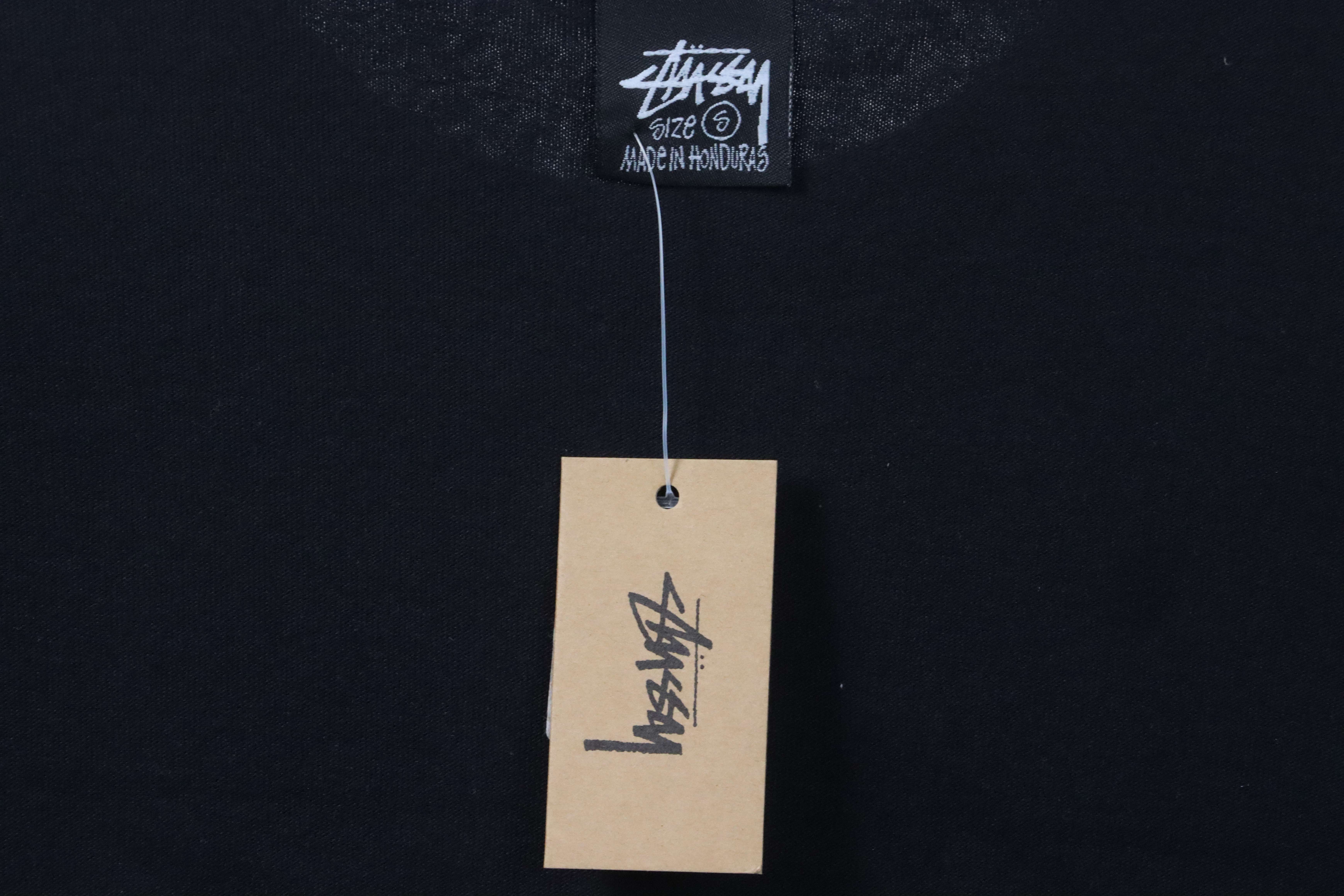 Stussy Signature Painting Print Short Sleeve Black