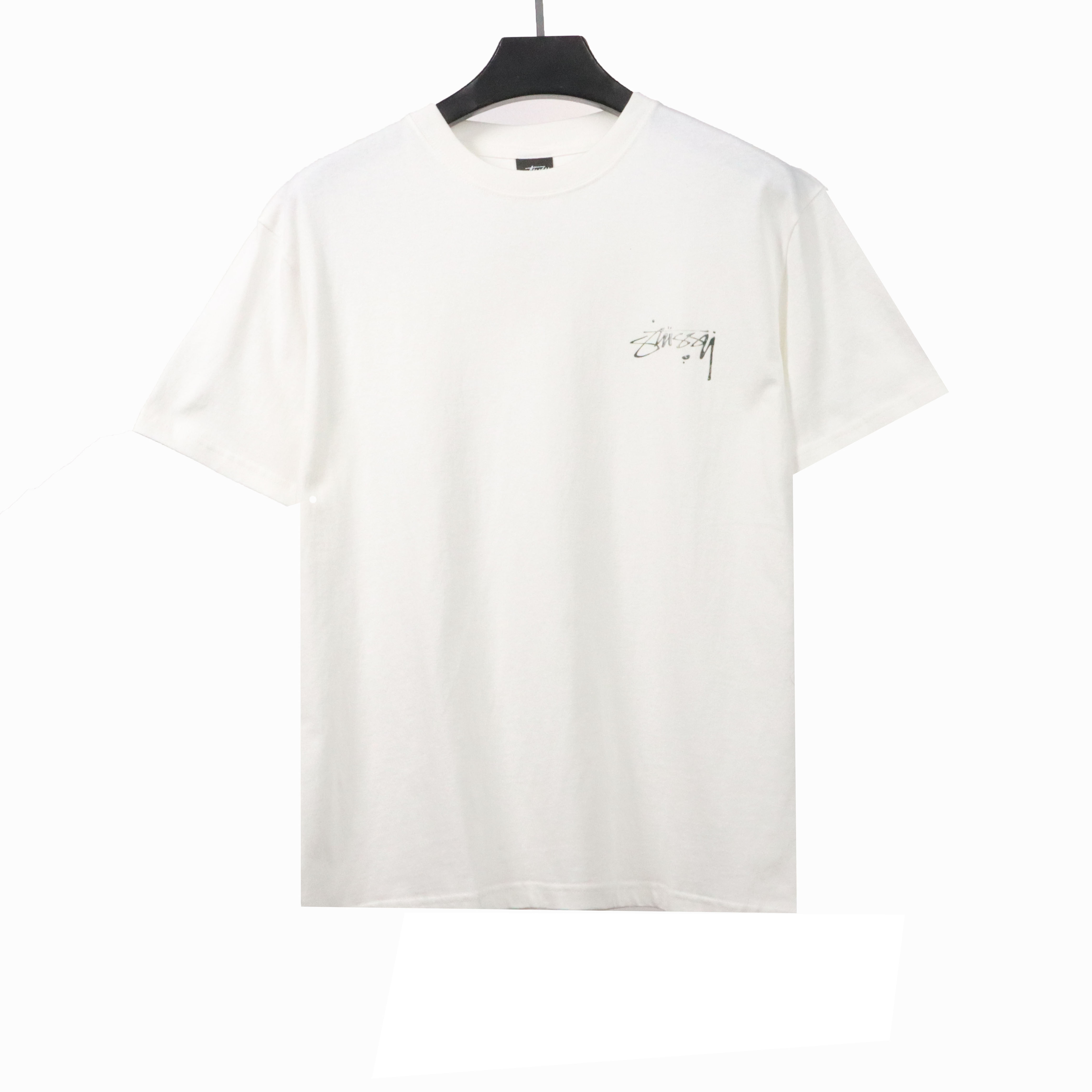 Stussy Signature Painting Print Short Sleeve White