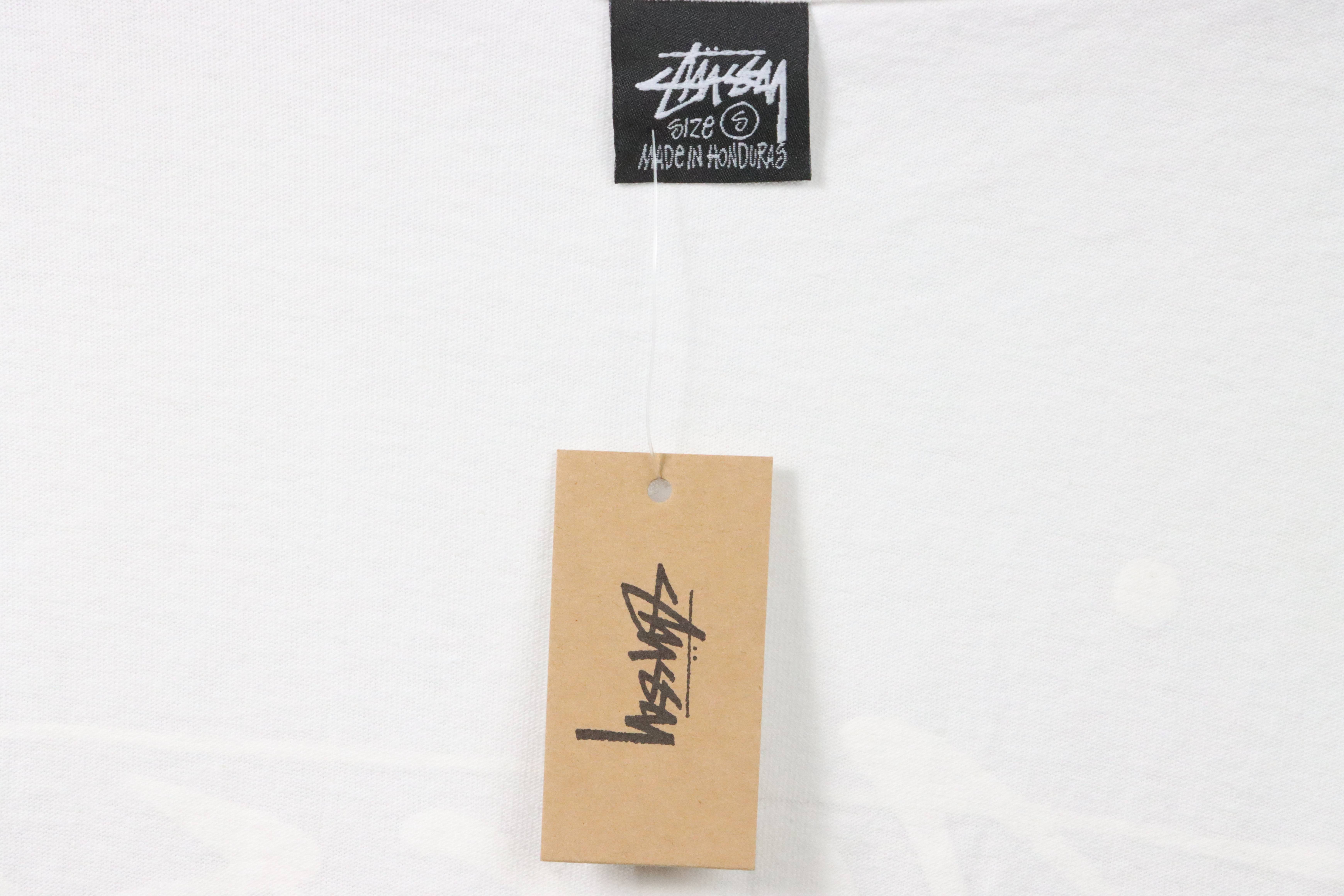 Stussy Signature Painting Print Short Sleeve White