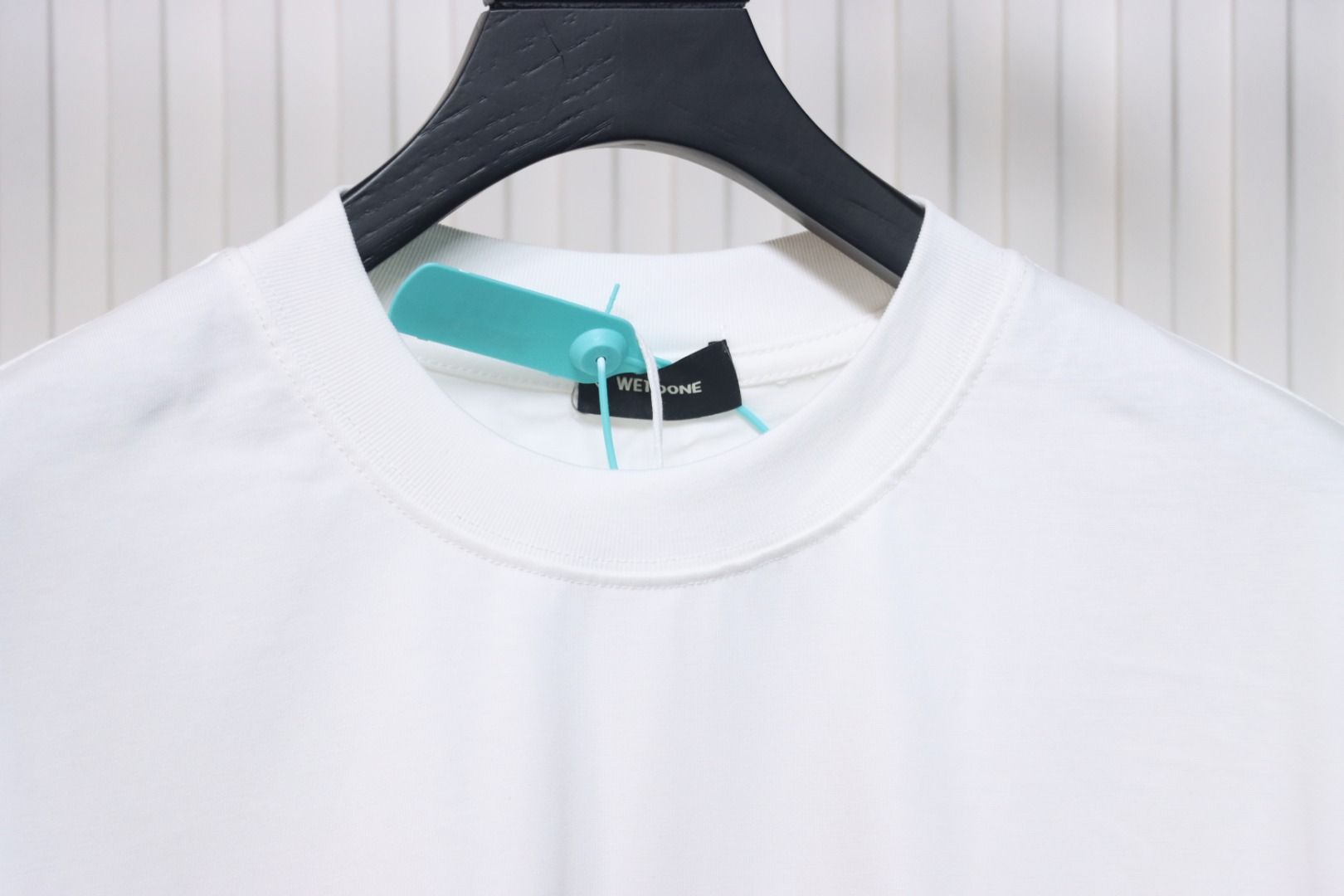 WE11DONE 25SS Spring and Summer New Cute Creative Bear Print Short Sleeve T White