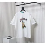 WE11DONE 25SS Spring and Summer New Cute Creative Bear Print Short Sleeve T White