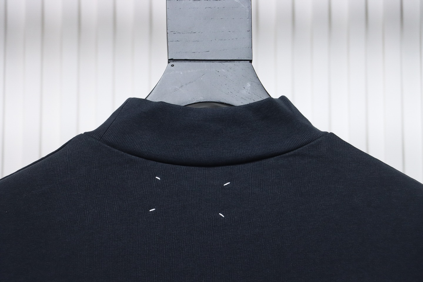 Maison Margiela 24SS Margiela washed embroidered short-sleeved T-shirt Grey