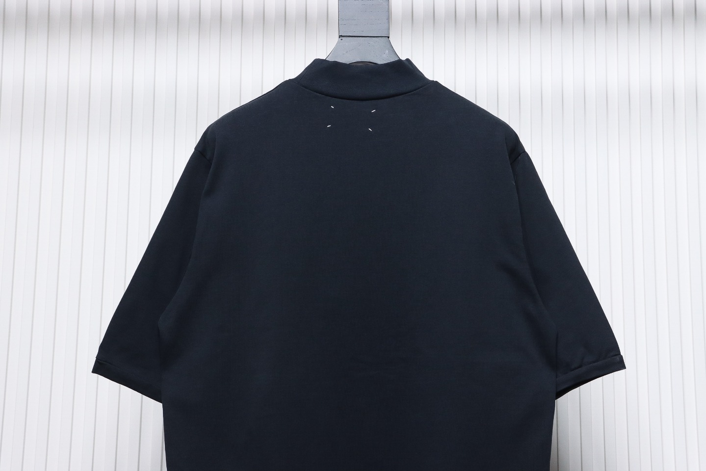 Maison Margiela 24SS Margiela washed embroidered short-sleeved T-shirt Grey