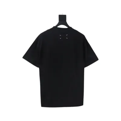 Maison Margiela 25ss mottled arc letter print short sleeve black 02