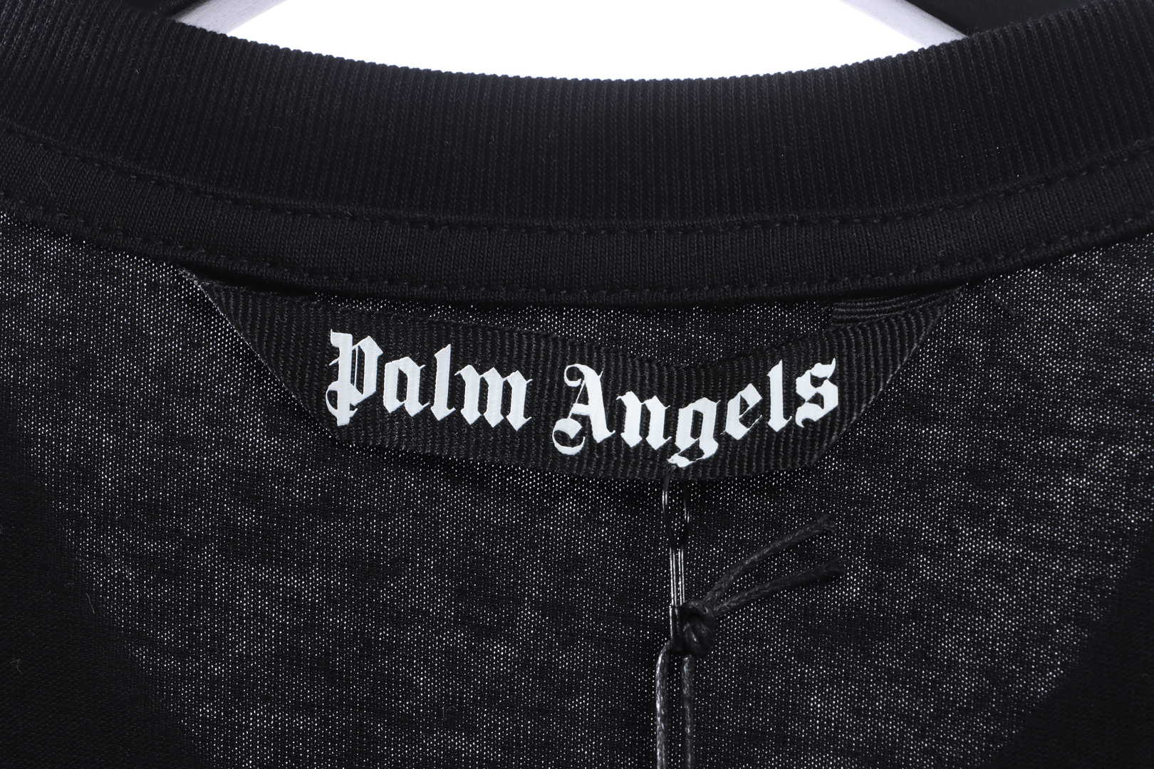 .Palm Angels Transparent Broken Head Bear Print Short Sleeve black