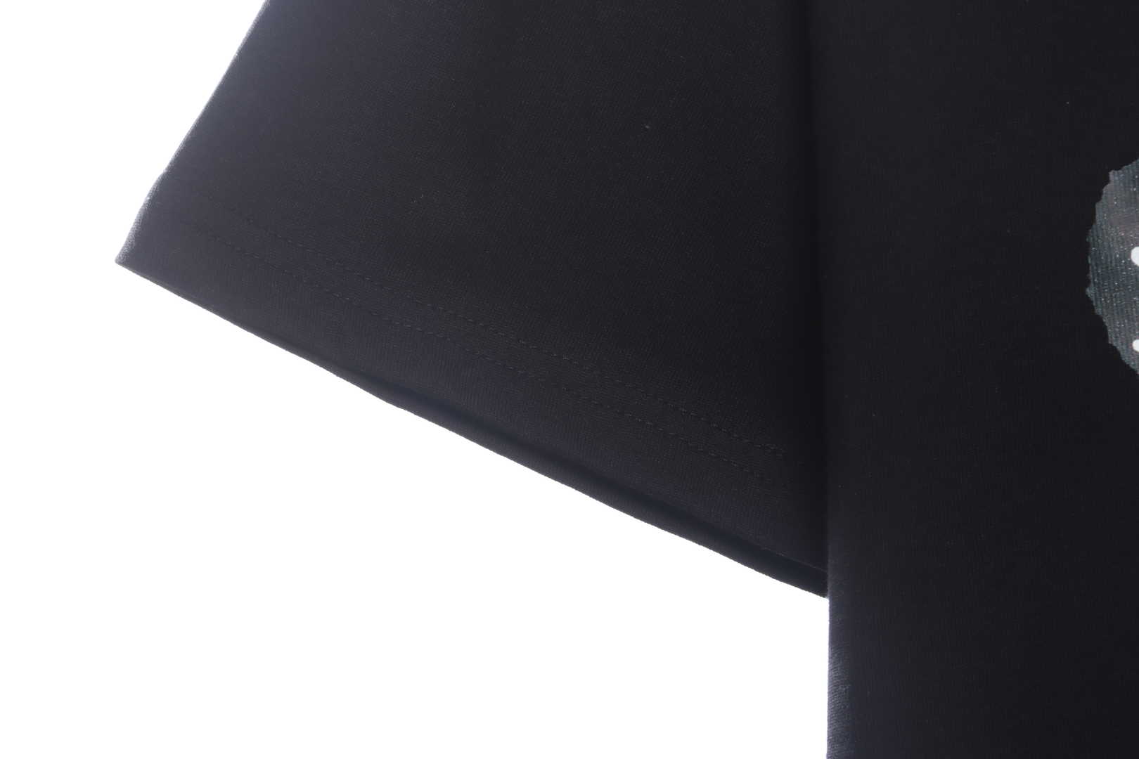 .Palm Angels Transparent Broken Head Bear Print Short Sleeve black