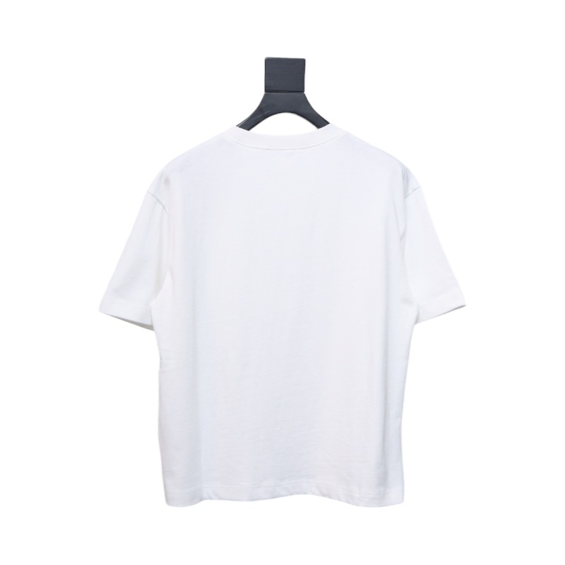 Acne Studios 24ss Small Letter Printed Short Sleeve White
