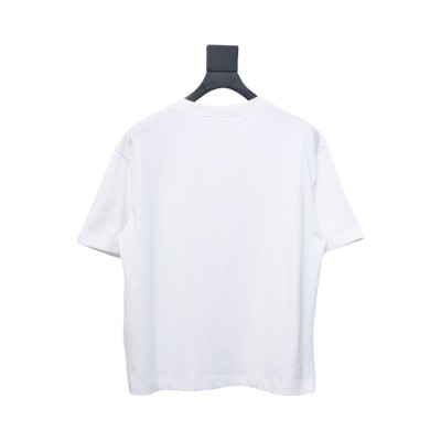 Acne Studios 24ss Small Letter Printed Short Sleeve White 02