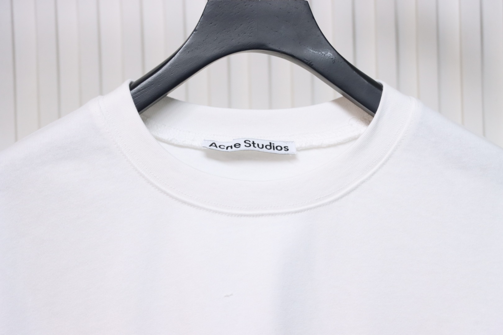 Acne Studios 24ss Small Letter Printed Short Sleeve White