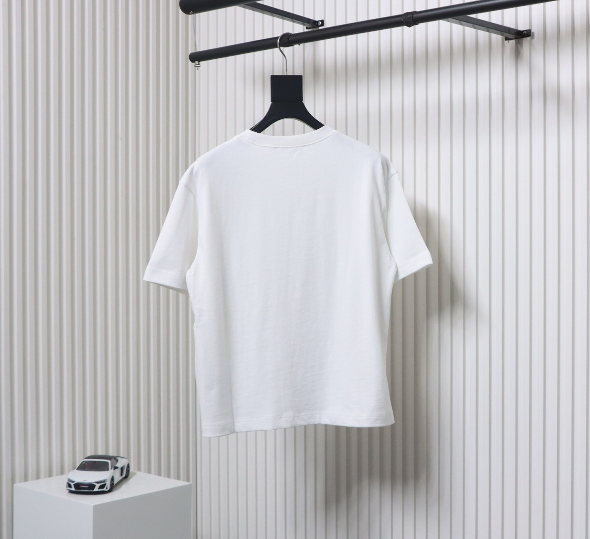 Acne Studios 24ss Small Letter Printed Short Sleeve White