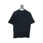 Acne Studios 25SS Lettering Embroidered Short Sleeve T-Shirt Black