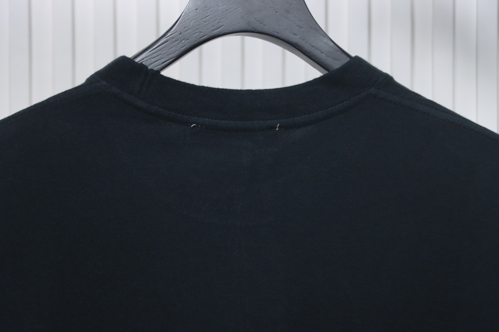 Acne Studios 25SS Lettering Embroidered Short Sleeve T-Shirt Black