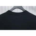 Acne Studios 25SS Lettering Embroidered Short Sleeve T-Shirt Black
